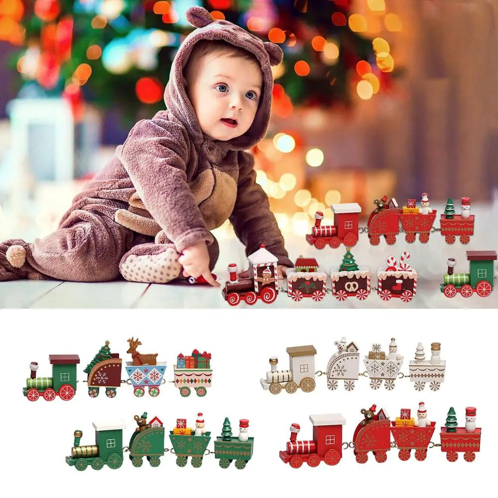 Merry Christmas Train Decorations
Wooden Trains to enhance your Christmas Decor