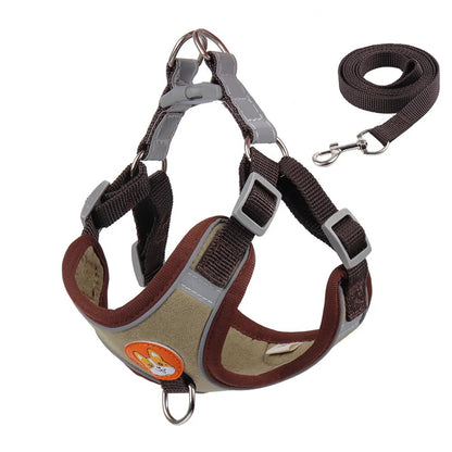 No Pull Dog Harness Vest Strap
 Adjustable Reflective Breathable Harness for Dogs Puppy and Cats