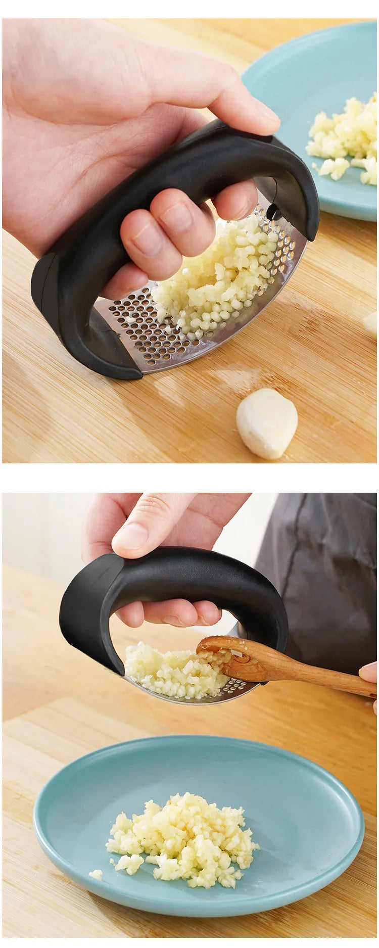 Stainless Steel Garlic Crusher
 Manual Garlic Mincer