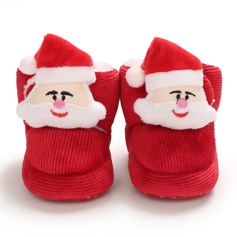 Christmas Baby Booties