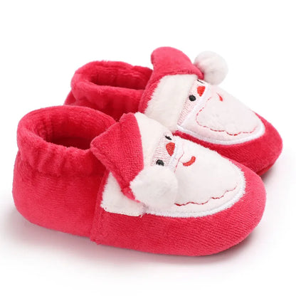 Christmas Baby Booties