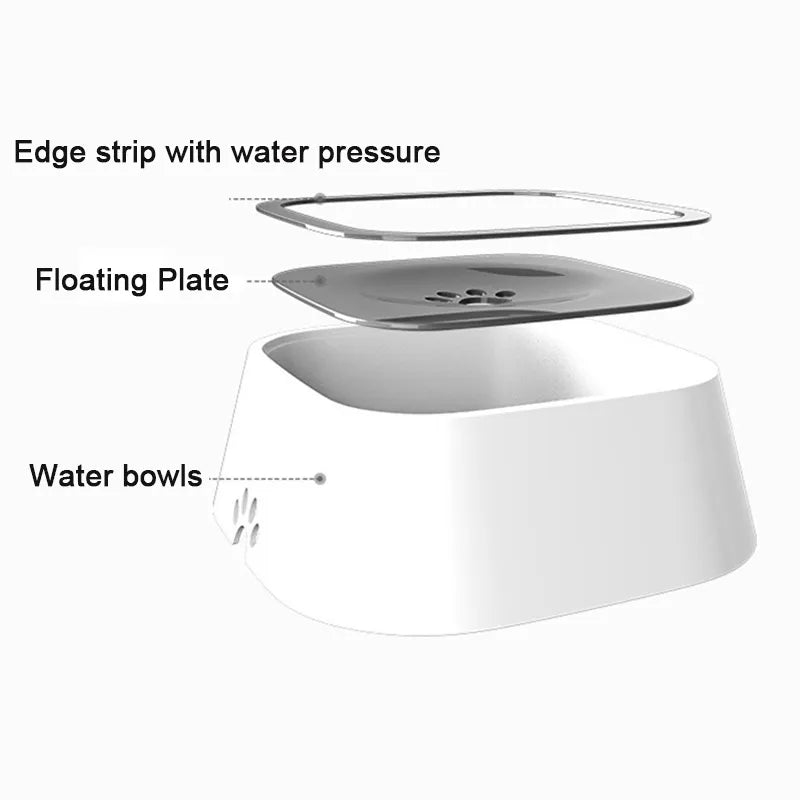 SplashGuard ™ Pet Drinking Bowl