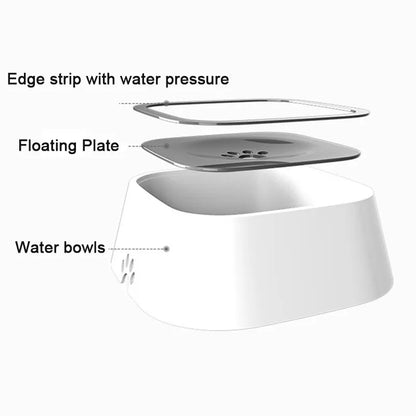 SplashGuard ™ Pet Drinking Bowl