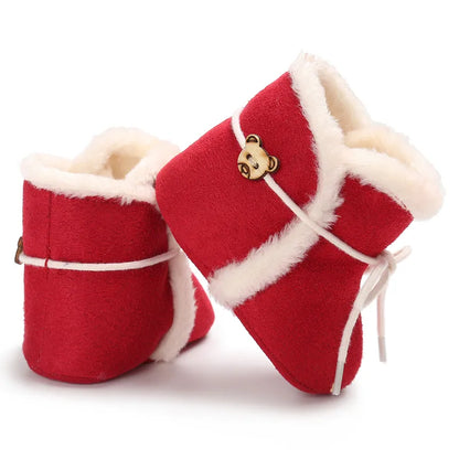 Christmas Baby Booties