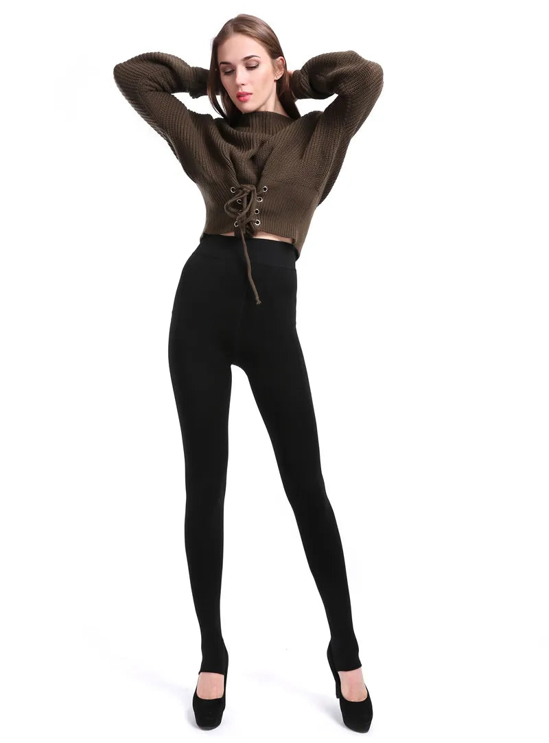 Women Winter Velvet Leggings