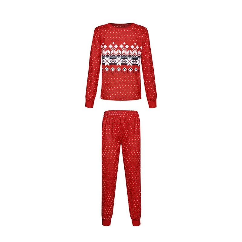 Christmas Family Pajamas Set 
Mother Father Kids Matching Outfits