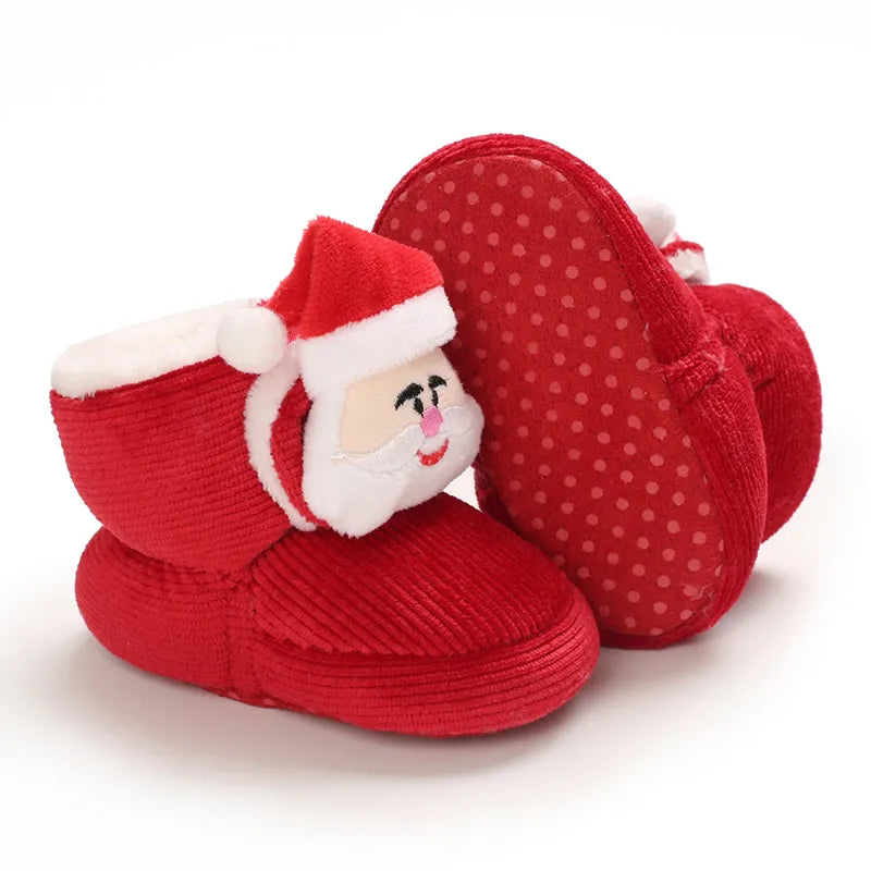 Christmas Baby Booties