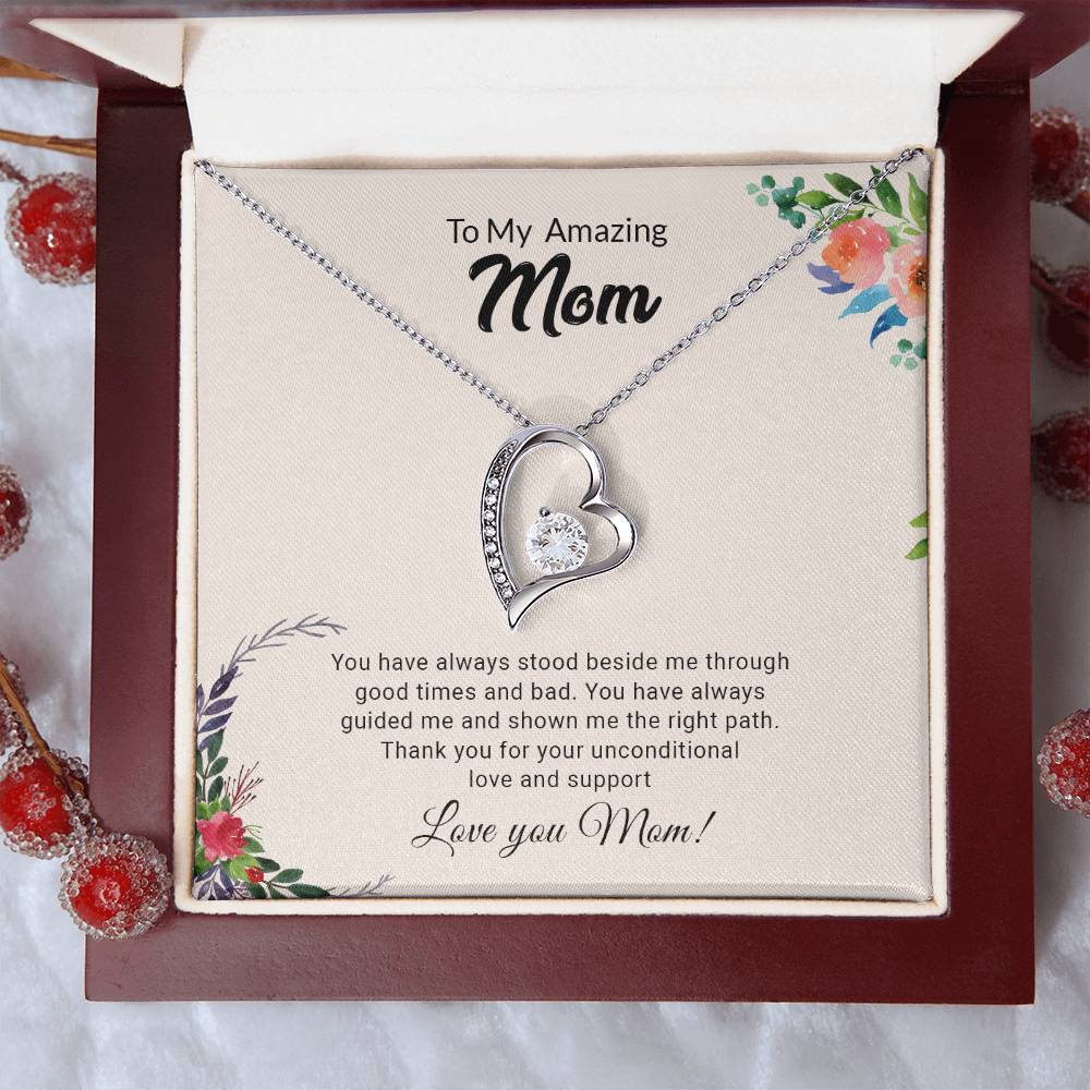 To My Amazing Mom | Thank You - Forever Love Necklace